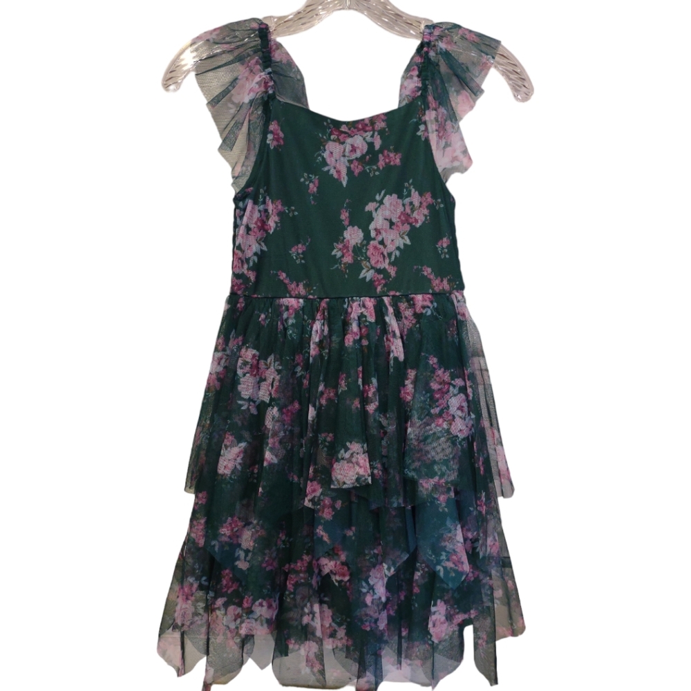 Zenzi Girls' Flutter Sleeve Dress - Picture 5 of 6